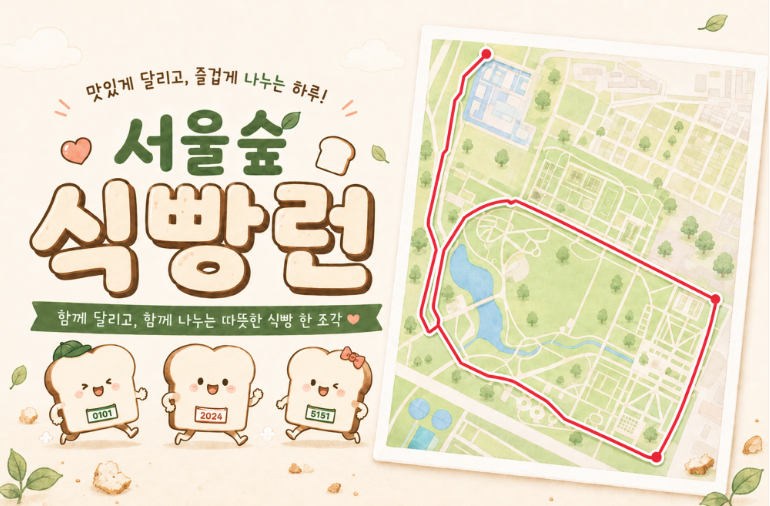 서울숲 식빵런 코스